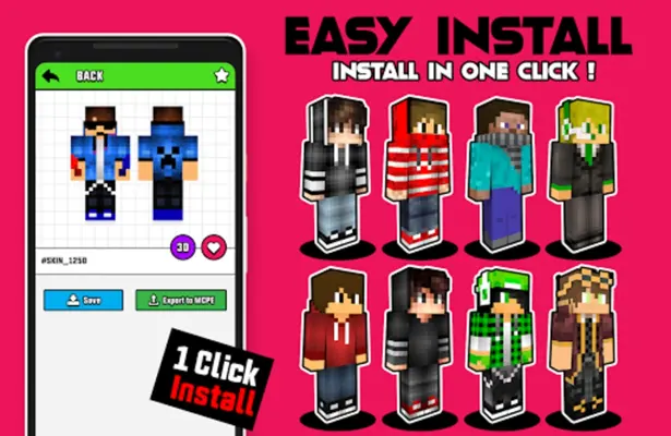 Boys Skins for Minecraft android App screenshot 1