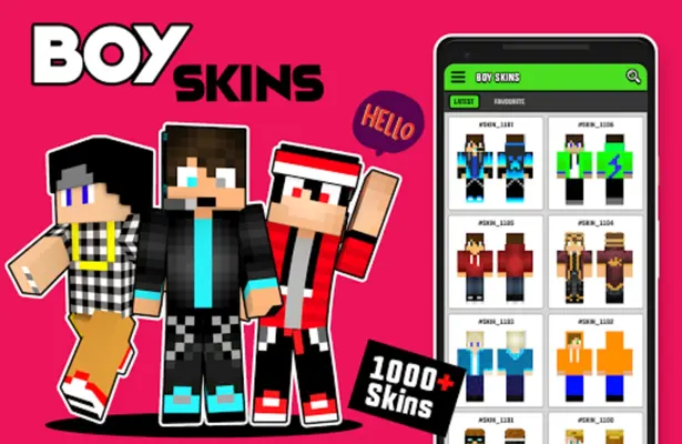 Boys Skins for Minecraft android App screenshot 2